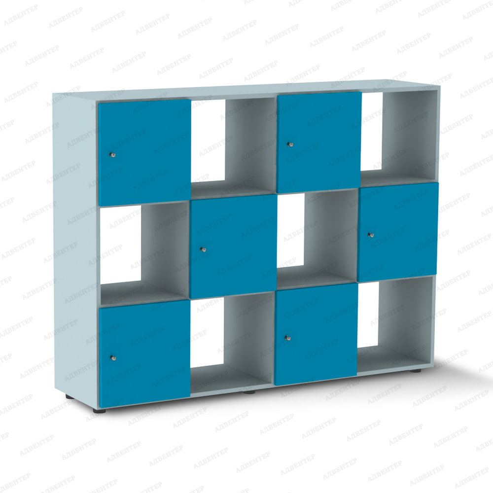 серый/синий двусторонний