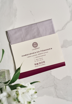 Наволочка сатиновая 50x70 Luxberry Daily Bedding французский серый