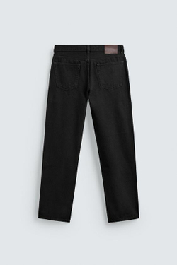 ZARA ДЖИНСЫ STRAIGHT FIT, ЧЕРНЫЙ