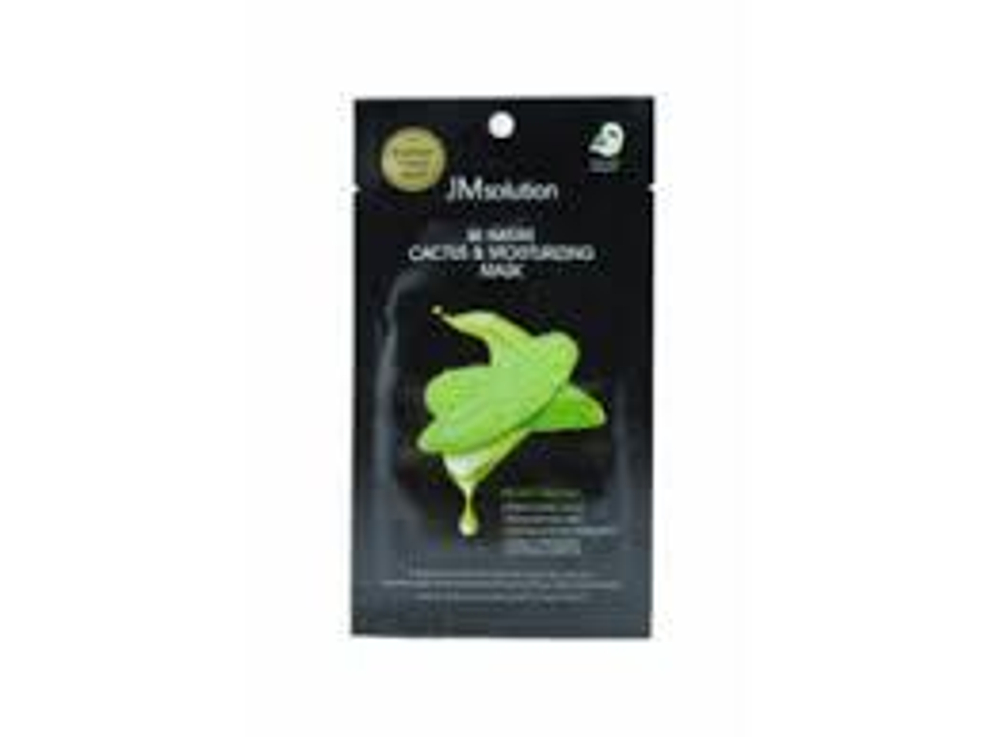 Маска тканевая увлажняющая с кактусом JMsolution Be Nature Cactus & Moisturizing Mask, 24мл