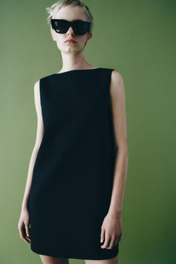 ZARA КОРОТКОЕ ПЛАТЬЕ — ZW COLLECTION, ЧЕРНЫЙ