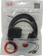 Cablexpert &lt;CC-HDMI-DVI-6&gt; Кабель-адаптер HDMI (19M)  -&gt;  DVI (19M)