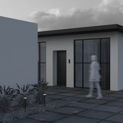 Уличный грунтовый светодиодный светильник Maytoni   O503FL-L4B3K1