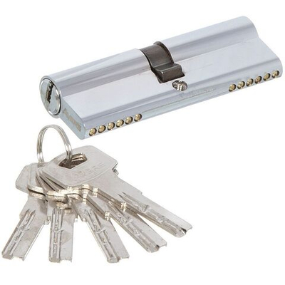 Личинка замка двери Avers, ZM-90-CR, 22797, 90 мм, хром