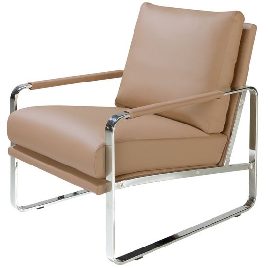 Кресло SF399/5046 из экокожи цвета норки