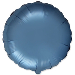 Шар фольгированный Круг 46 см (Синий)