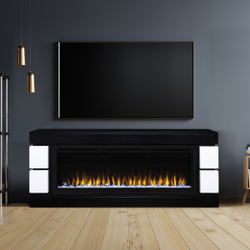 Электрокамин RealFlame Denver 50 BLM черный с очагом Saphir 50