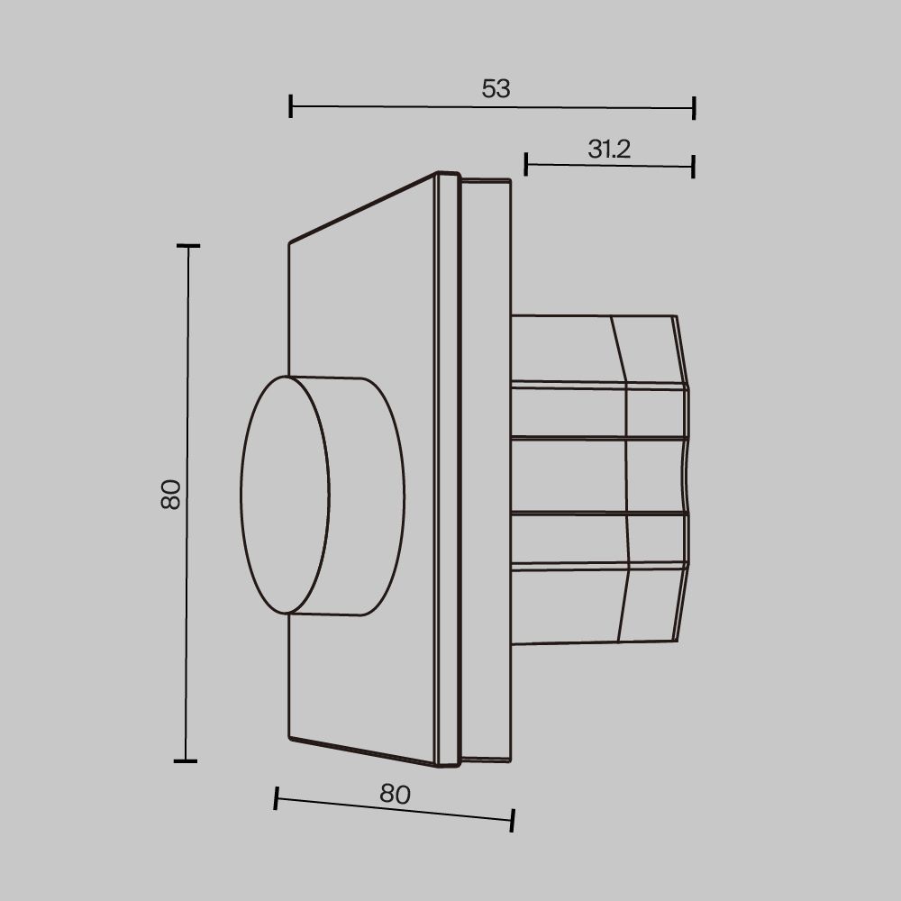 Роторная панель управления Maytoni DALI 721038