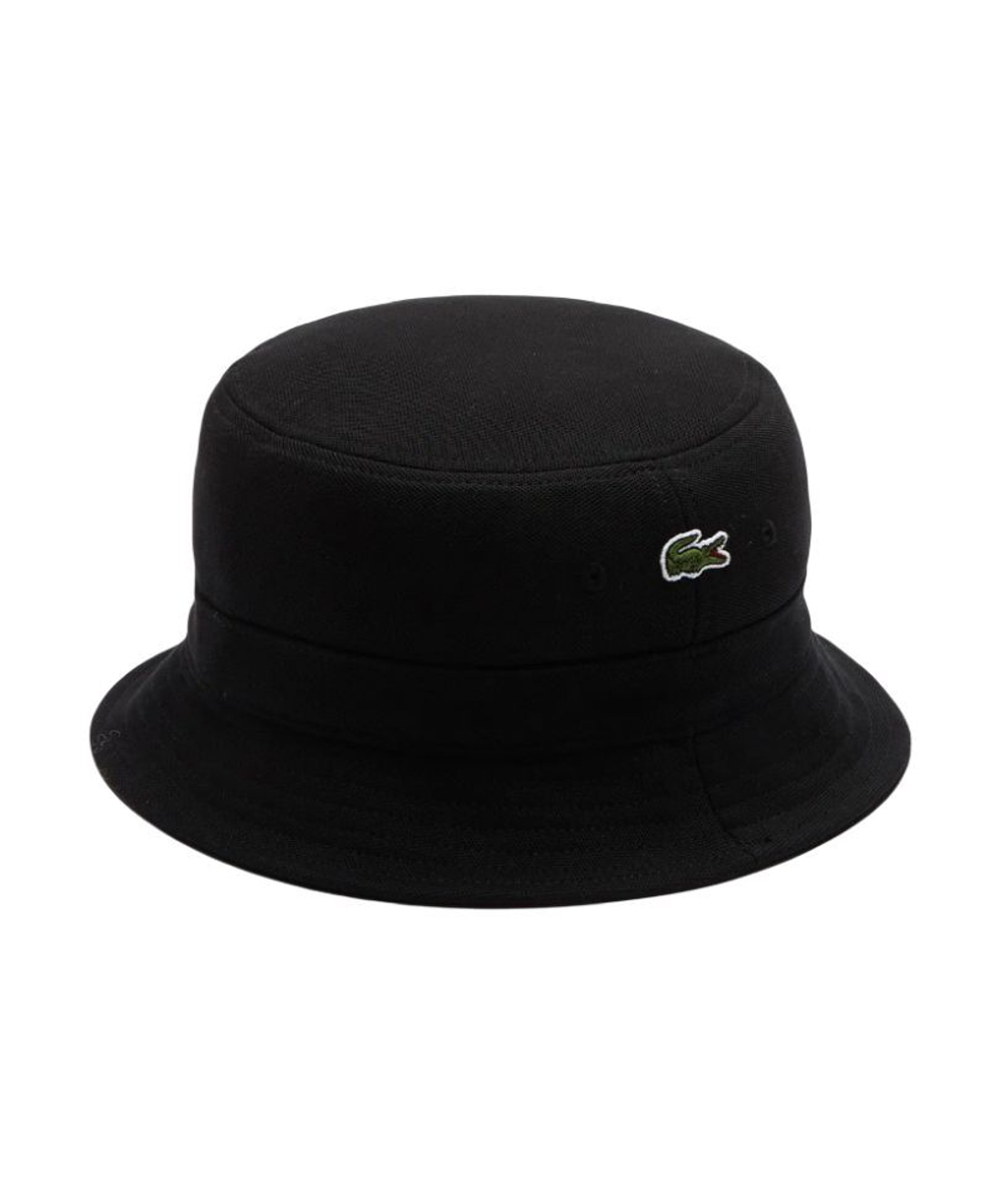 Теннисная кепка Lacoste Organic Cotton Bucket - black
