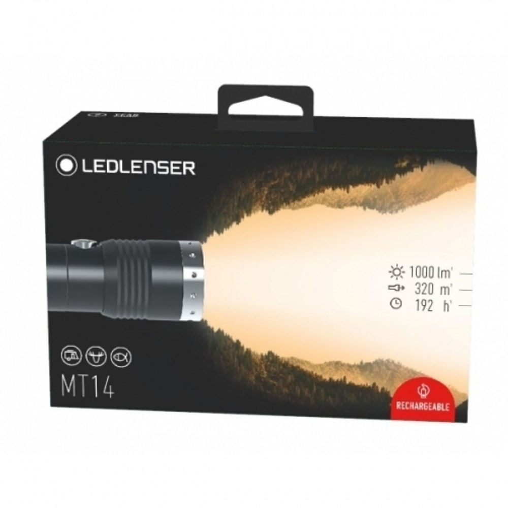 Фонарь светодиодный LED Lenser MT14, 1000 лм., аккумулятор