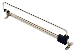 Выдвижная вешалка в шкаф 350 мм Штанга выдвижная в шкаф для вешалок 35 см