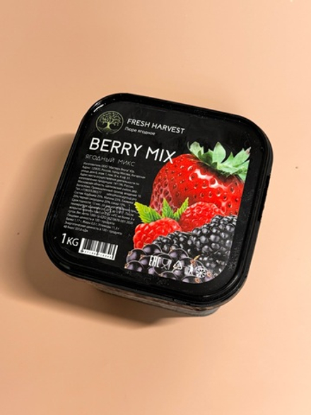 Замороженное пюре FRESH HARVEST Ягодный микс, 1 кг