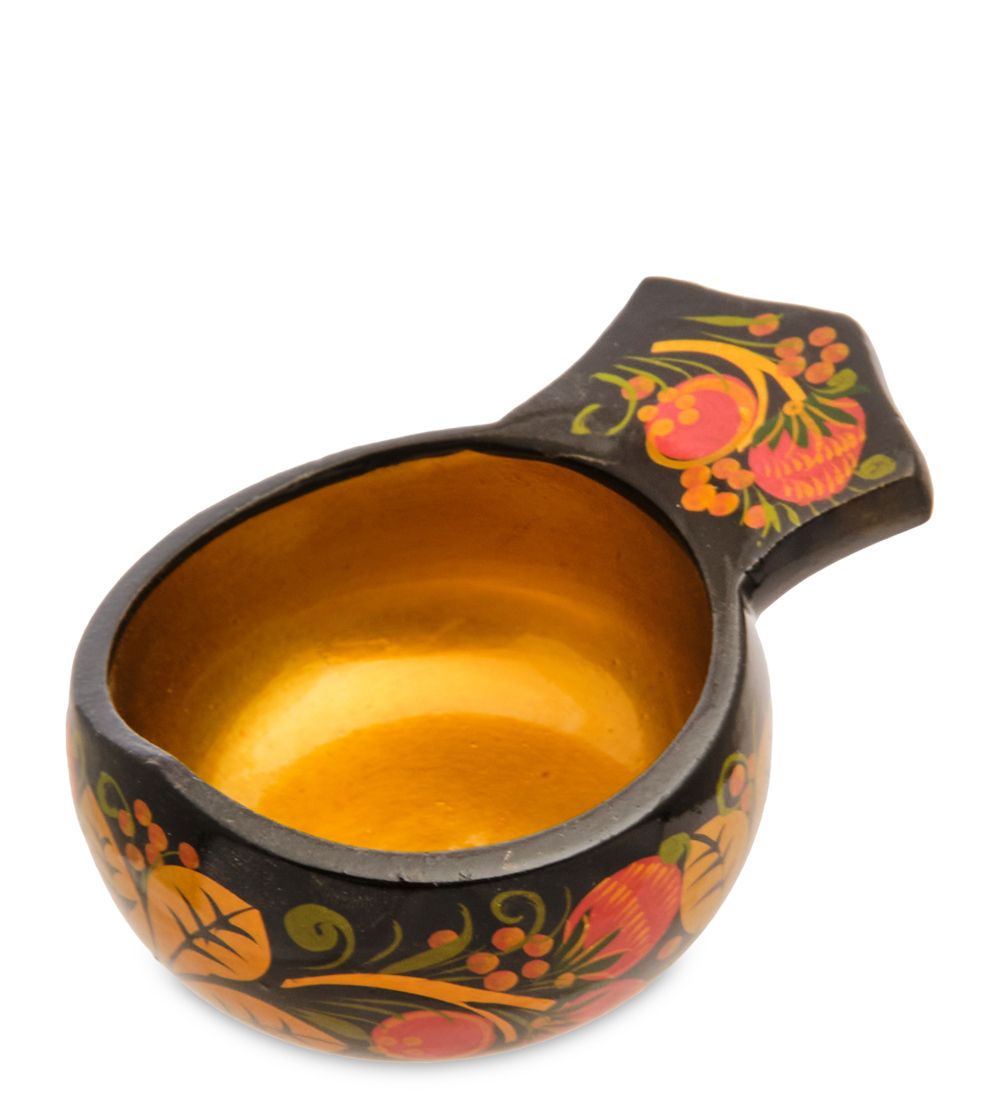 Народные промыслы ХЛ-112/1 Солонка резная (Хохлома)