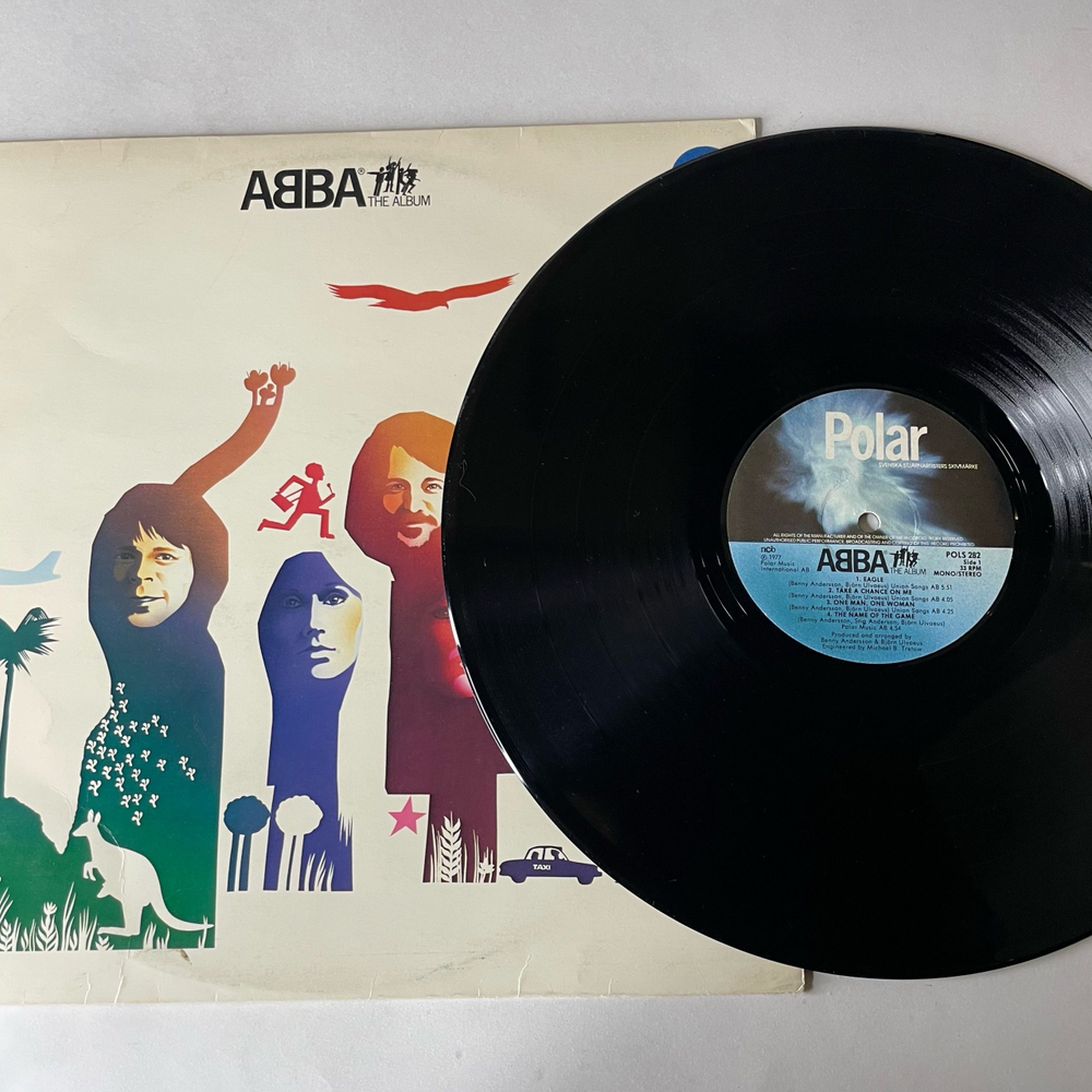 Винтажная виниловая пластинка LP ABBA АББА, Альбом The Album (Швеция 1977)