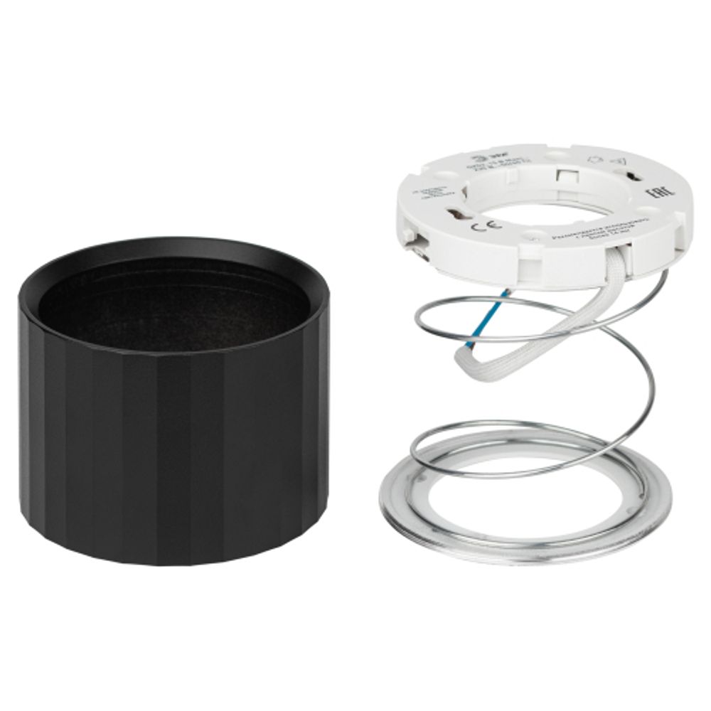 Светильник настенно-потолочный спот ЭРА OL39 BK под GX53 IP20 черный | Накладные светильники