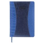 Ежедневник датированный 2022 А5 148х218 мм GALANT "CombiContract", под кожу, темно-синий, 112936
