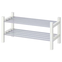 ТЧУСИГ TJUSIG Полка для обуви, белая, 79x32x37 см