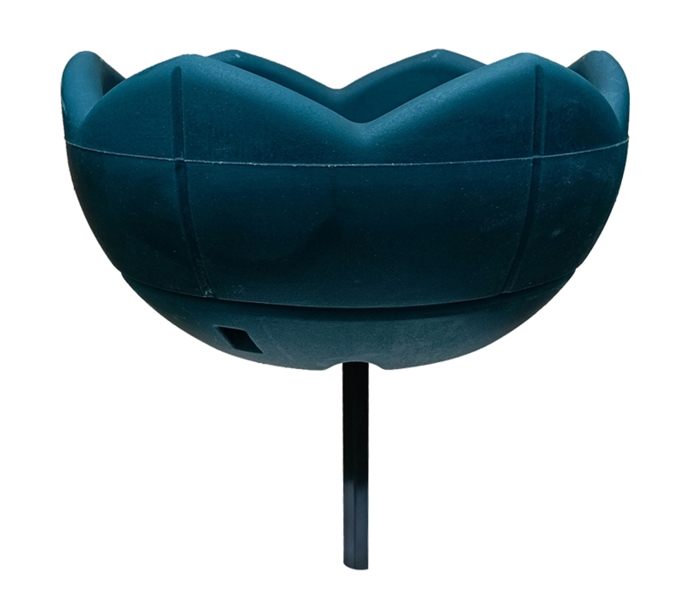 Садовый цветник Гейзер-1 с вазоном 500, цвет зеленый, высота 650