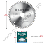 KRAFTOOL PRECISION 200х32мм 48Т, диск пильный по дереву