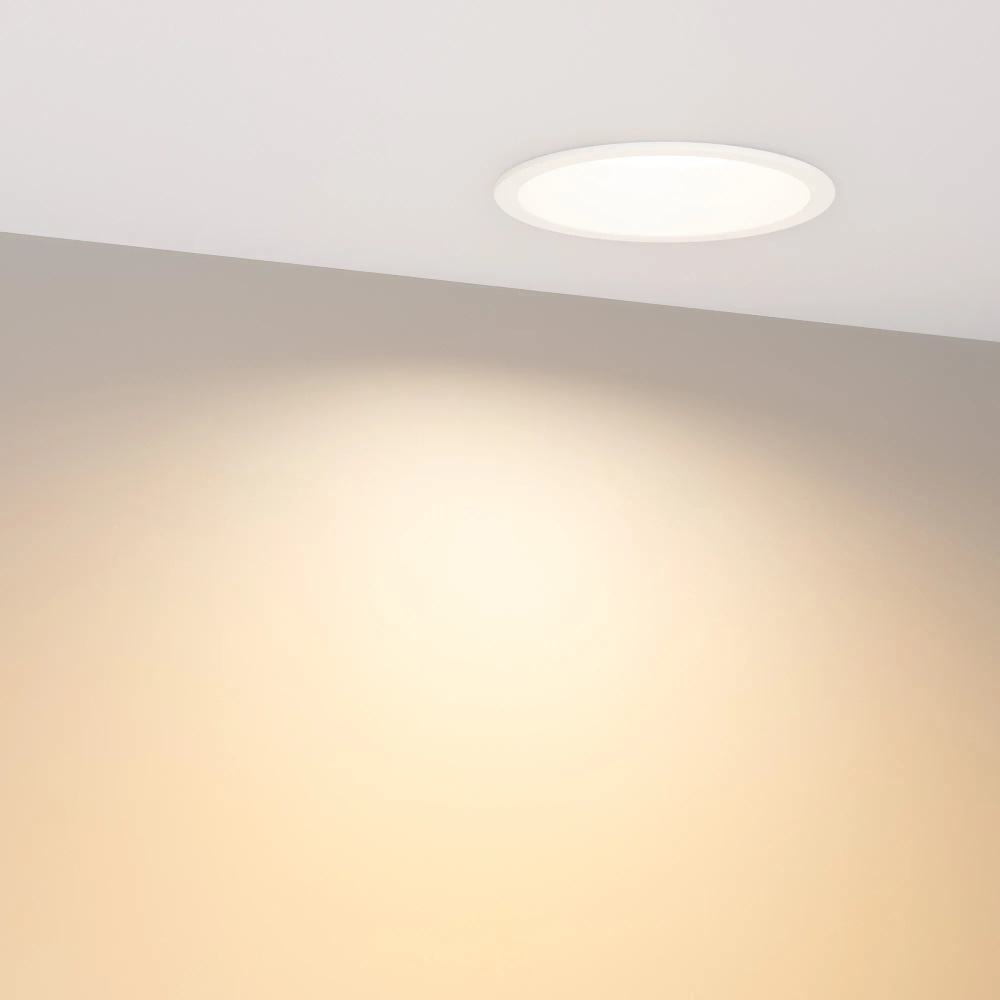 Светильник MS-BREEZE-BUILT-R104-12W Warm2700 (WH, 90 deg, 230V) (Arlight, IP20 Металл, 5 лет) 054714