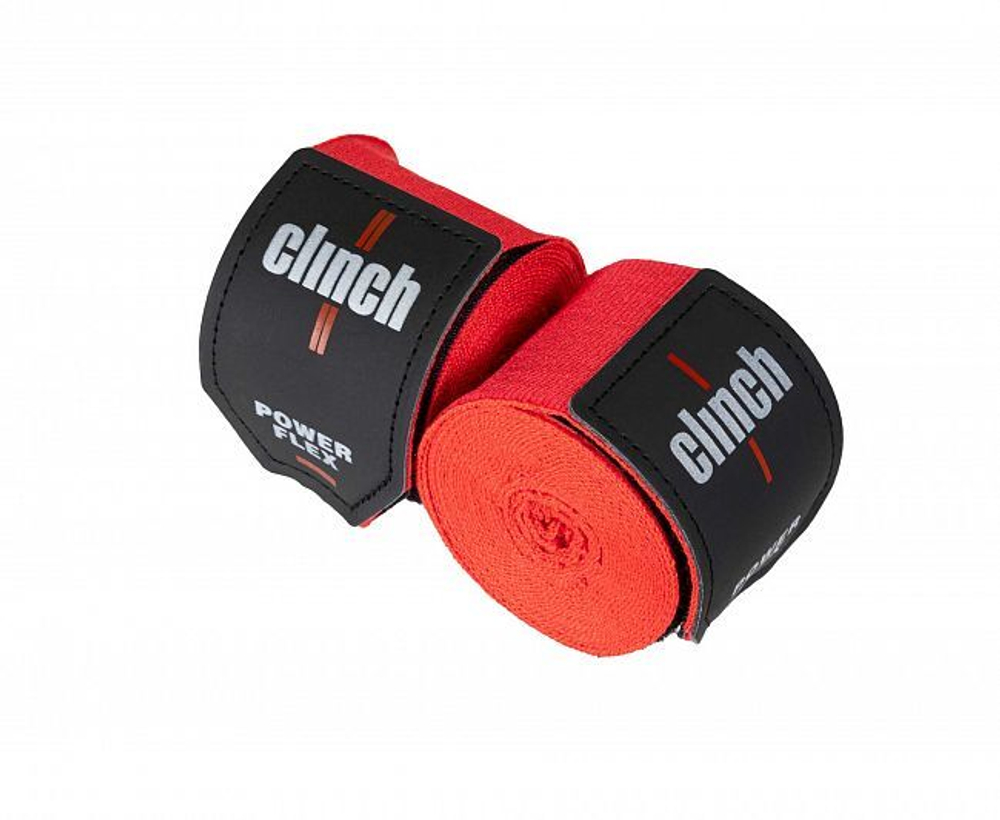 Бинты боксерские Clinch Boxing Hand Wrap Power Flex красные C239