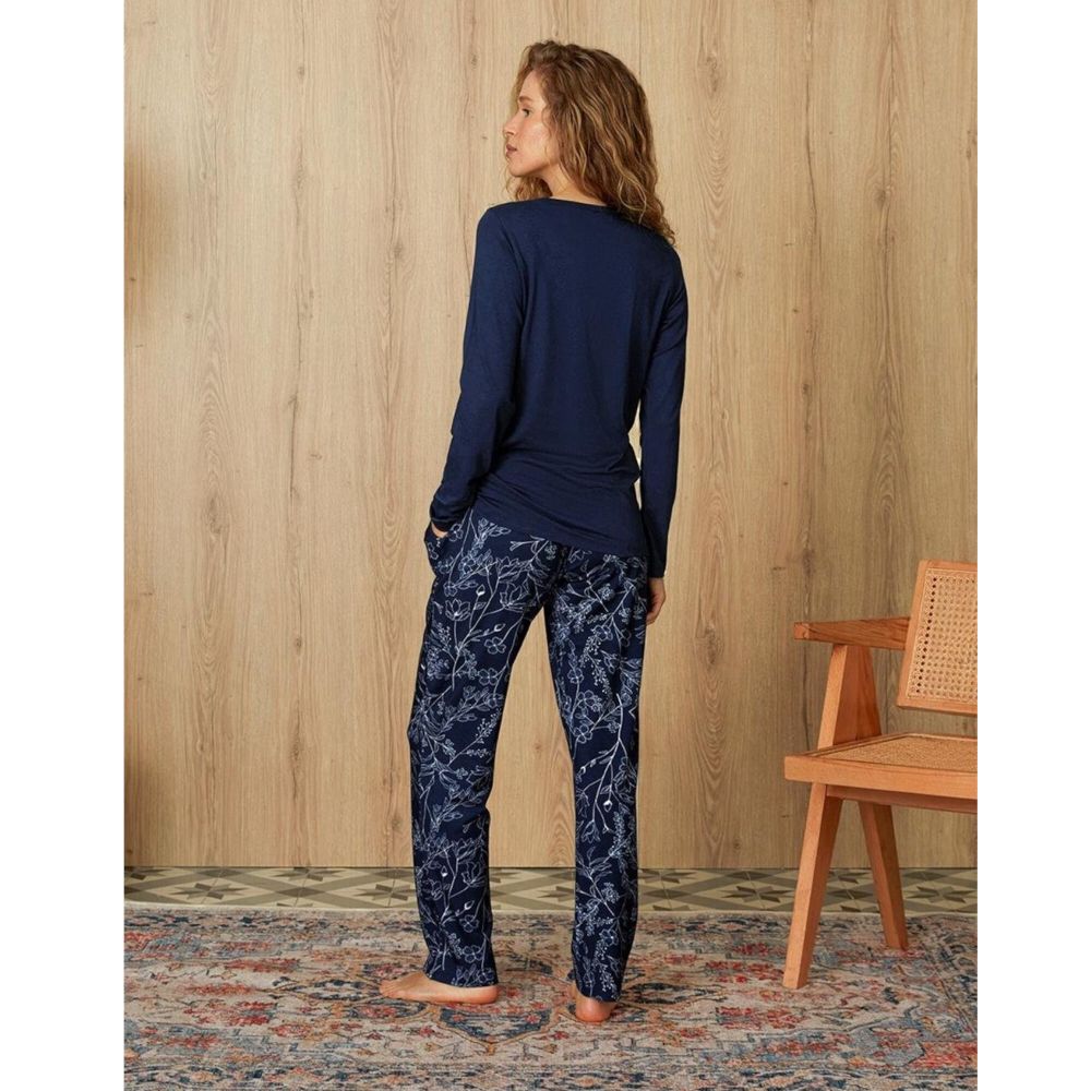 Женская пижама темно-синяя Doreanse 4064