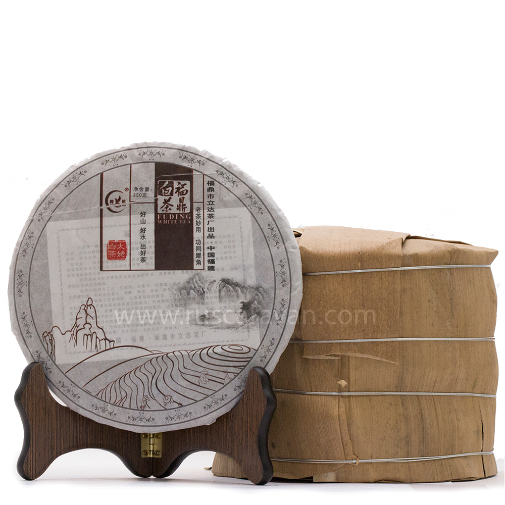 1007к Чай прессованный белый "ЛиДа, Тай Му Бай Ча" (бин, 350 гр)