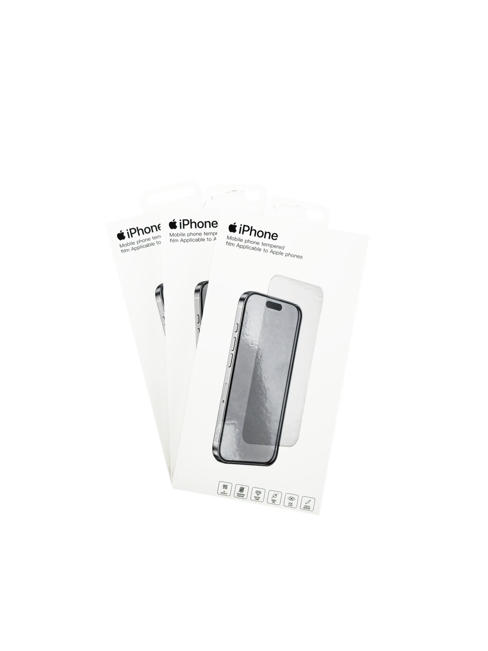 Защитное стекло с тонкими рамками и аппликатором  для Iphone 16 Pro Max