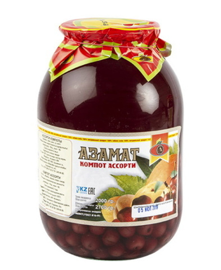 Компот Ассорти 2л. Азамат