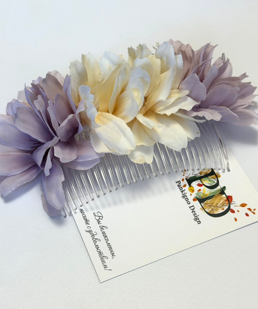 Гребень Pankigno Design "Нежность" 10 см