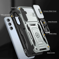 Чехол Safe Case с кольцом и защитой камеры для Samsung Galaxy A24