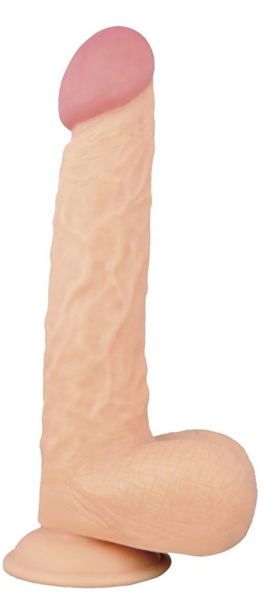 Реалистичный телесный фаллоимитатор Big Man XXL - 20 см. (Цвет: телесный)