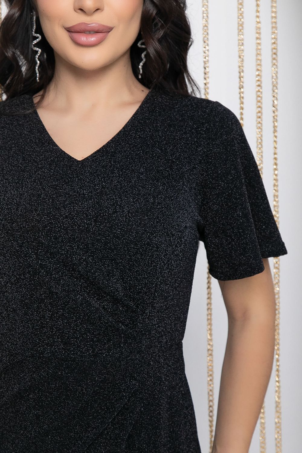 Платье Сияй! (черное) П12119 LT Collection