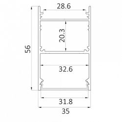 Накладной светильник 6063 LINE 3556 0412616