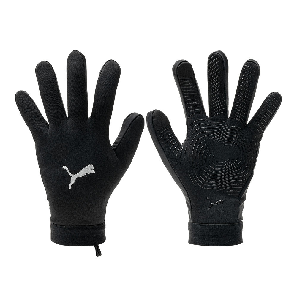 Перчатки PUMA IndWinterized gloves, 04187301-M, полиэстер, эластан, силикон, черный