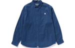 A Bathing Ape One Point Light Weight Denim L S Shirt