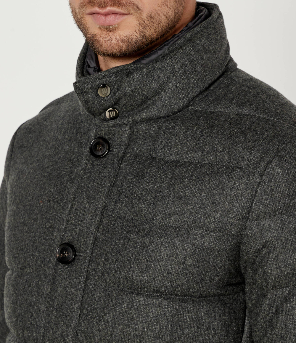 Шерстяное пальто GARRETT Hetrego - серый(8N515 F)