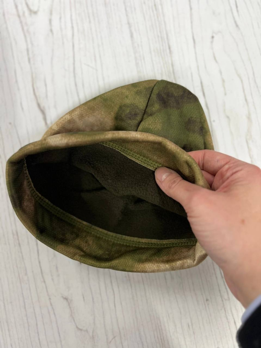 Шапка флисовая softshell / мох