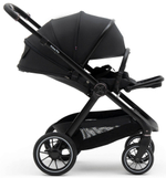Коляска Agex Prima Pro 3 в 1 с автокреслом i-Safe Black Midnight Grey (Темно-серый)