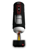 Автоматический мастурбатор с функцией нагрева Milk Me Hotter (Цвет: черный)