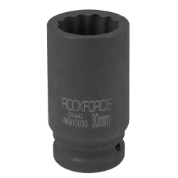 Головка ударная глубокая 30мм 3/4''12гр. RockForce##Rock FORCE RF-46810030