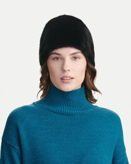 Шапка из меха норки