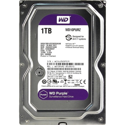 Специализированный HDD 1Tb SATA-3 Western Digital Purple