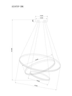 Подвесная люстра Arte Lamp