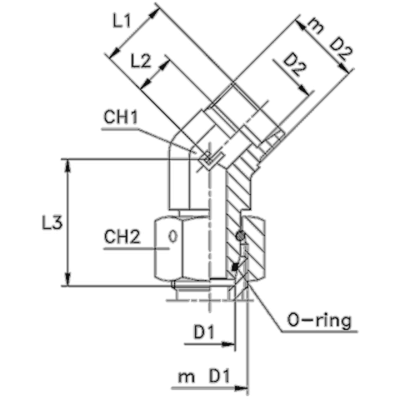 Соединение PN45 DS30 42х2 (корпус)