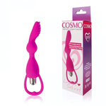 Вибромассажёр цвет розовый, L 140 мм D 25x34 мм COSMO (Цвет: розовый)