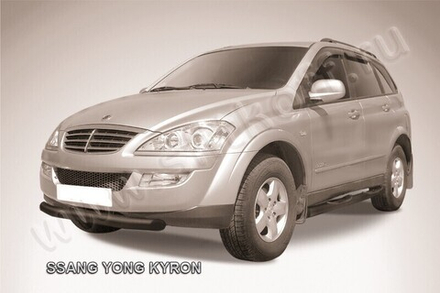 Защита переднего бампера SsangYong Kyron (2007-2015) d76 черная
