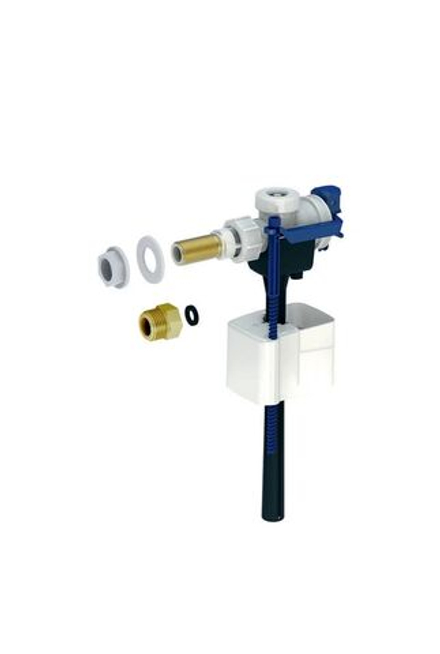 Арматура для бачка GEBERIT Impuls 333 136.730.00.3 впускной клапан, тип 333, подвод воды сбоку, 3/8" и 1/2", ниппель из латуни