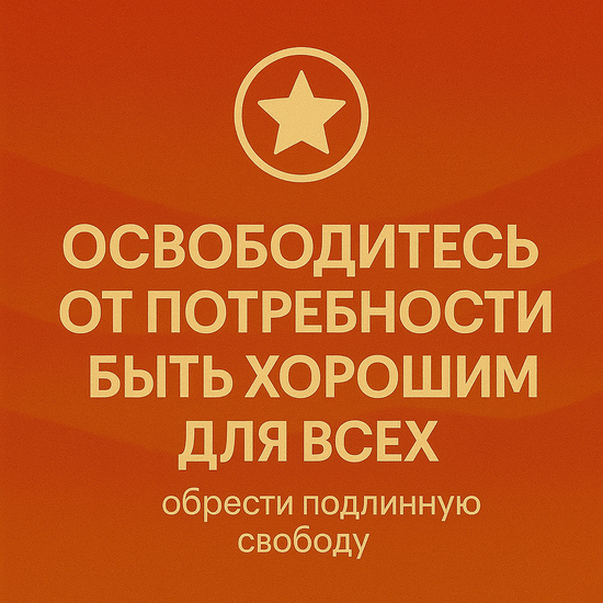 Освободитесь от потребности быть хорошим для всех