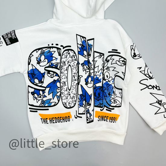 Толстовка из футера (тонкого) "Соник"